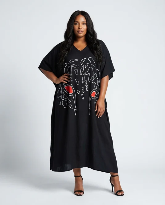 AA6206T Kleid Kaftan