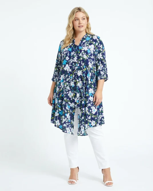 KT2132P Shirt jacket dress