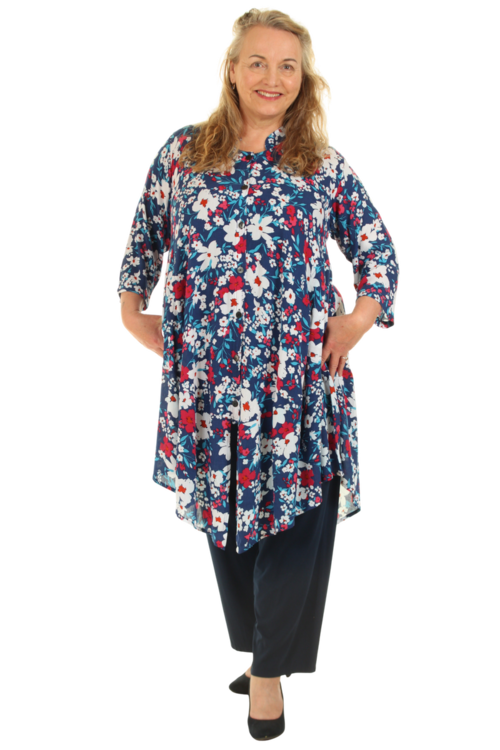 KT2132P Shirt jacket dress