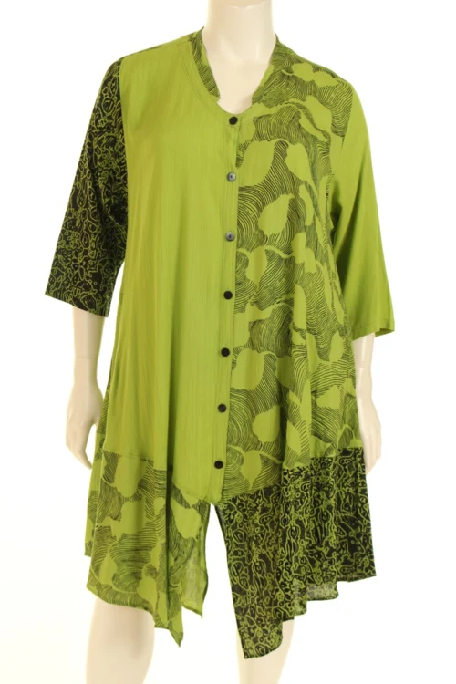 KT2132Pcom Shirt jacket dress