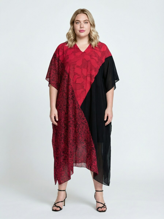 KT6206Pcom Dress Caftan