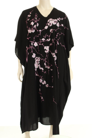 DN6206cherry dress caftan