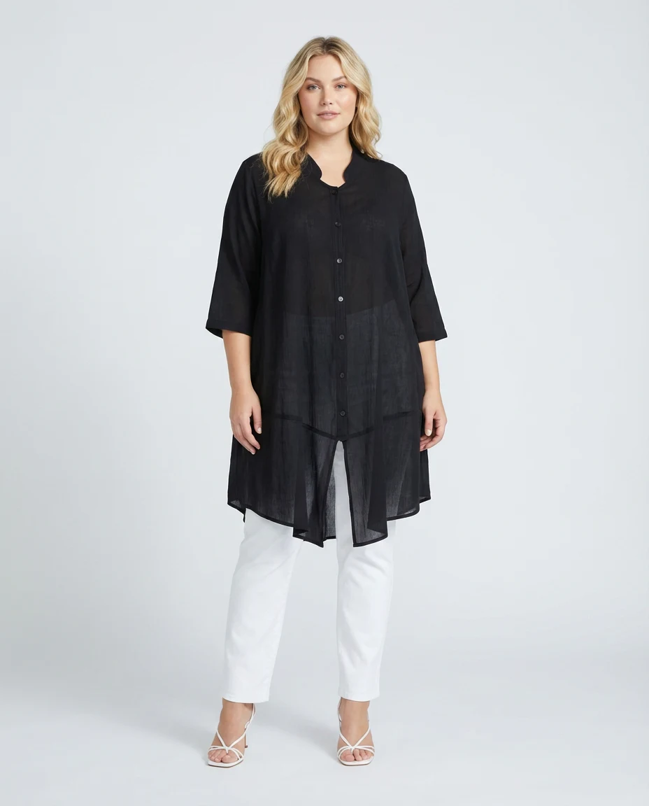 KT2132 Shirt jacket dress