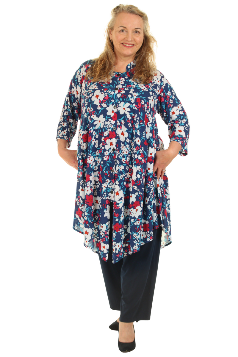 KT2132P Shirt jacket dress