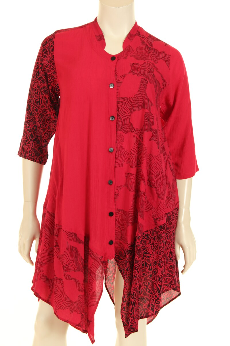 KT2132Pcom Shirt jacket dress