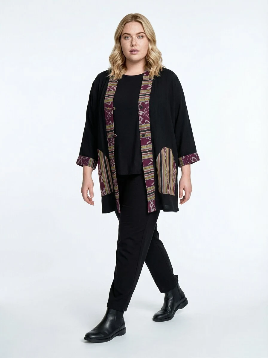 KZ3492ikat Jacket