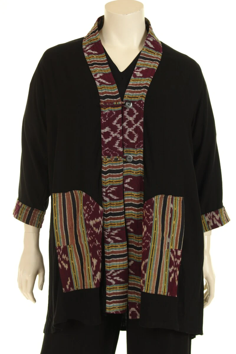 KZ3492ikat Jacket