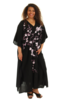 DN6206cherry dress caftan