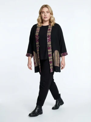 KZ3492ikat Jacket